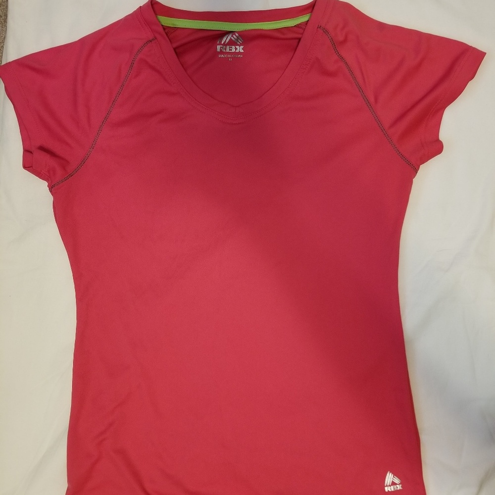 RBX Pink Athletic T-Shirt 100% polyester M
